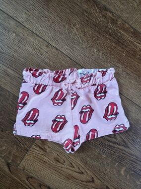 Lefties Pink Shorts - Iconic Kiss Logo